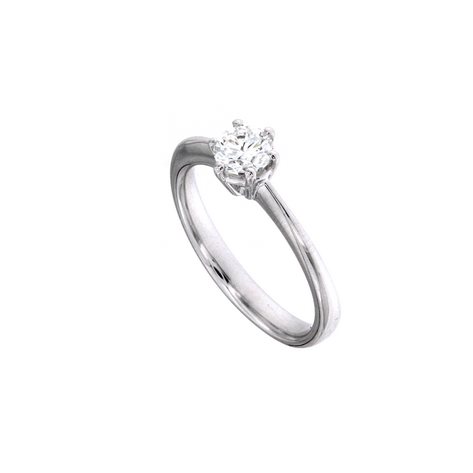 Ring Golay Woman in White Gold Diamante 0.52 Ct AB1830 0.52 D SI - AB1830 0.52 D SI